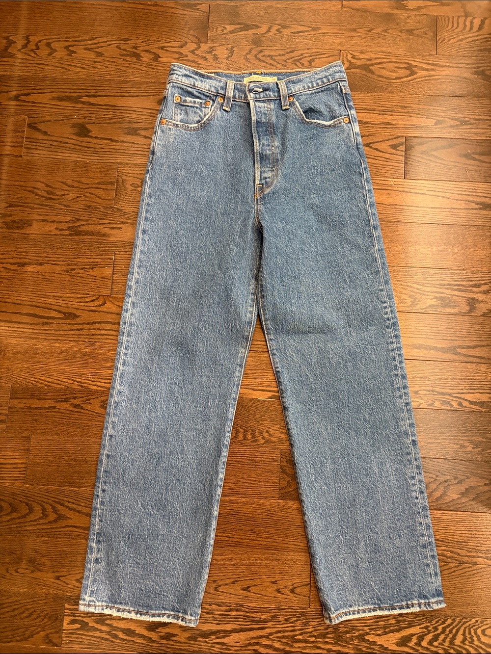 Levi's Relaxed Straight-Leg Blue Denim Jeans
